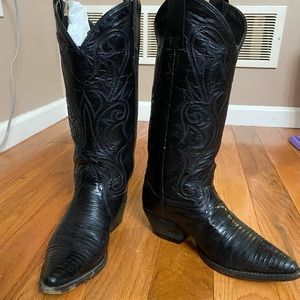 Dan Post Black cowgirl boots